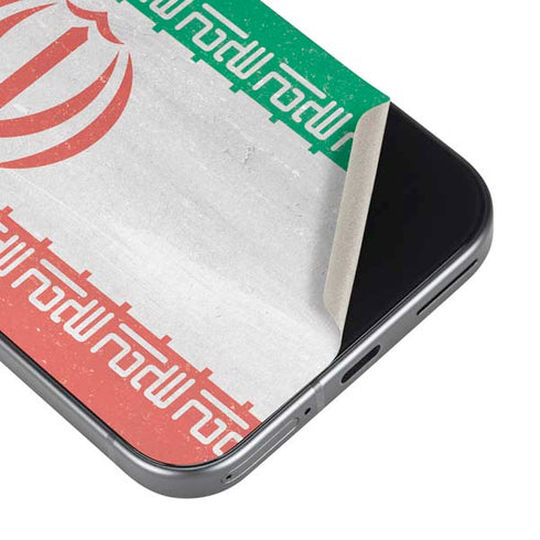 Iran Flag Distressed Pixel 9 Pro XL Skin